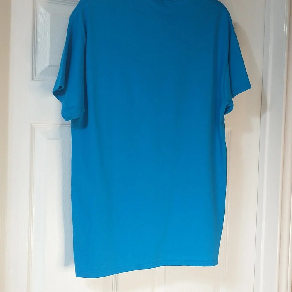 NWT size medium ladies blue Boston terrier short sleeve T-shirt excellent cond. - Picture 6 of 6
